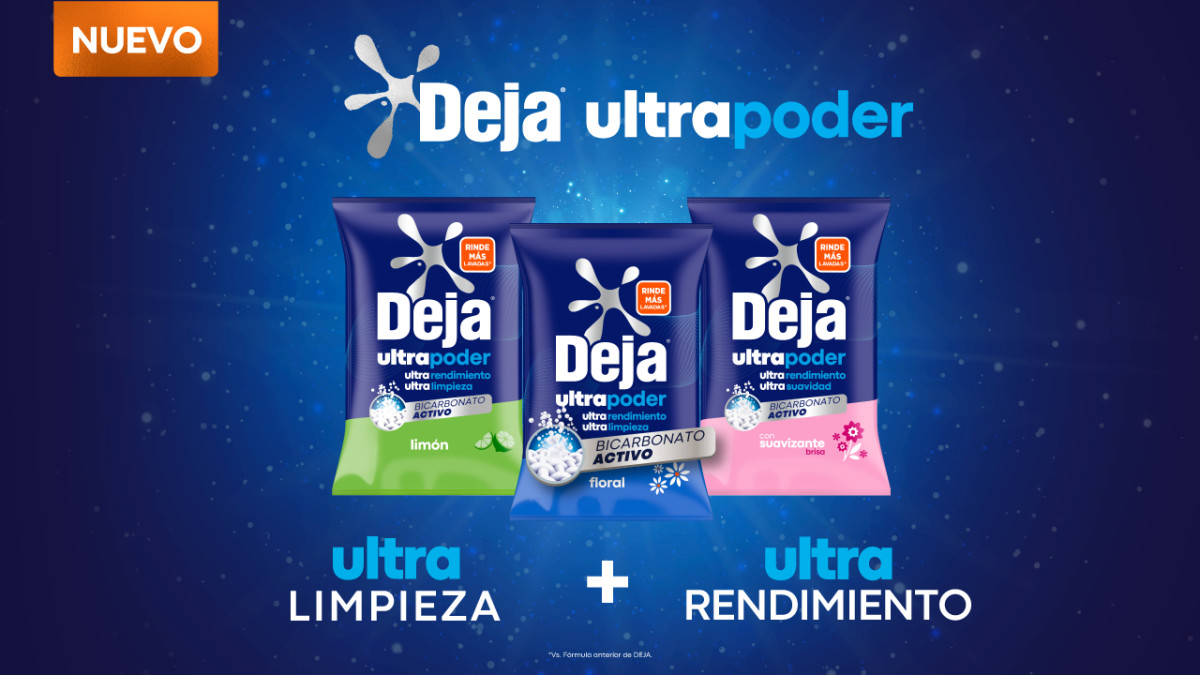 Detergentes Deja Ultra Poder: Floral, Limón, Suavizante Brisa